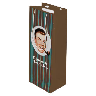 Enjoy some cheap wine. wine gift bag