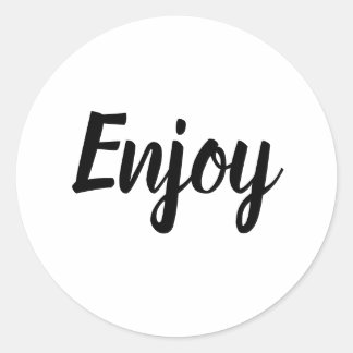 ENJOY Sticker Seal