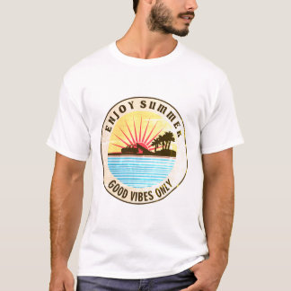 Enjoy Summer, Good Vibes Only T-Shirt
