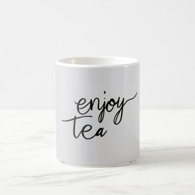 Enjoy Tea with Coffee Mug  (Center)