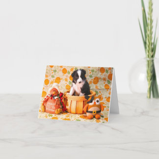 Enjoy Thanksgiving dinner! Holiday Card