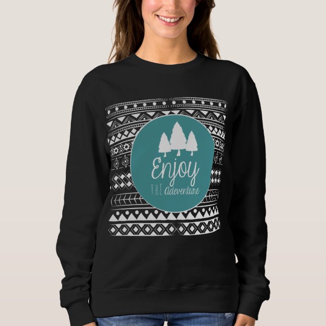 Enjoy The Adventure Boho Sweatshirt (Front)
