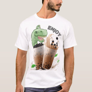enjoy  the bubba tea dinosaur T-Shirt