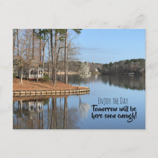 Enjoy the Day Lake Postcard