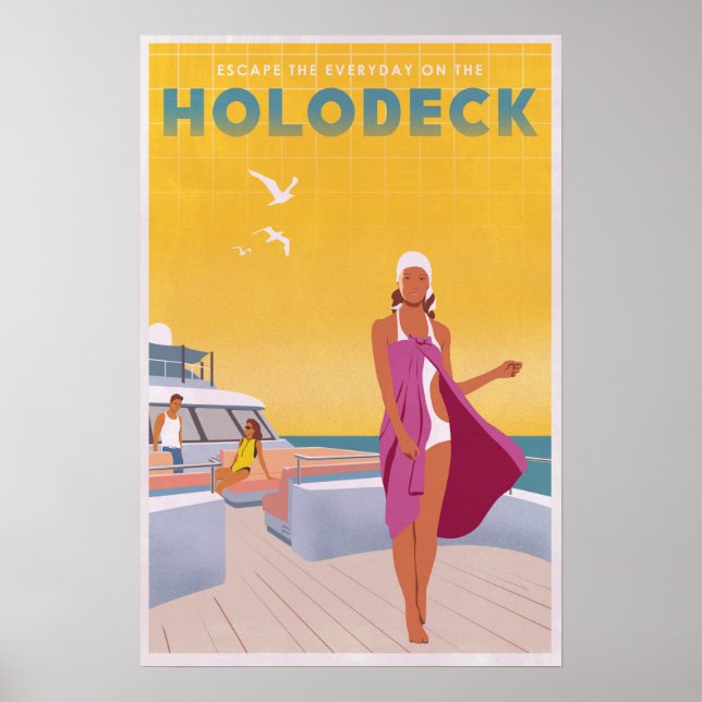 Enjoy the Holodeck Poster (Front)