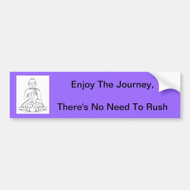 Enjoy The Journey - Bumper Sticker (Front)