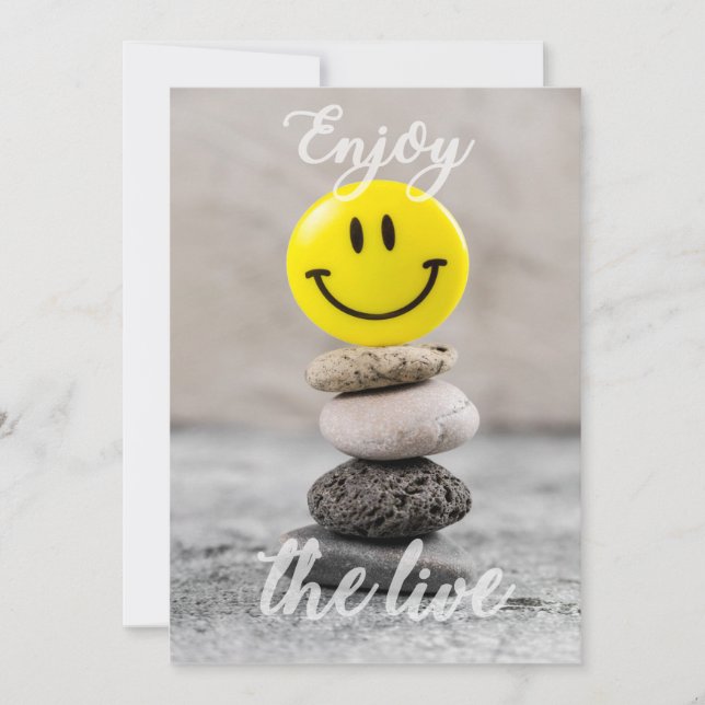 Enjoy the life! holiday card (Front)