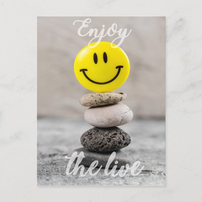Enjoy the life! postcard (Front)