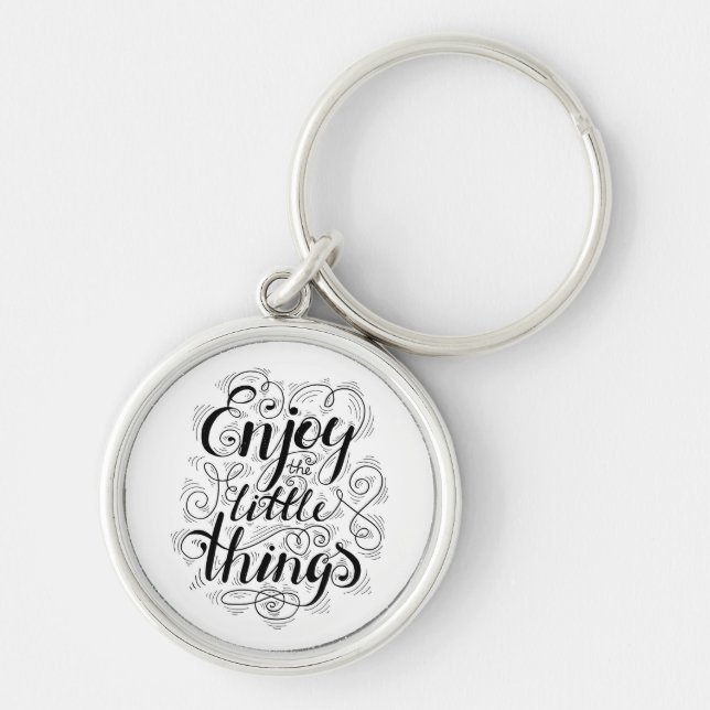 Enjoy The Little Things 1 Key Ring (Front)