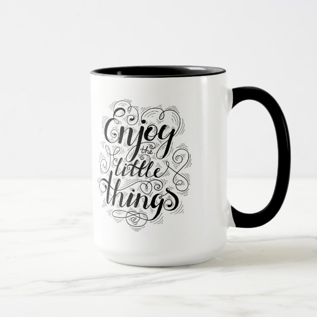 Enjoy The Little Things 1 Mug (Right)