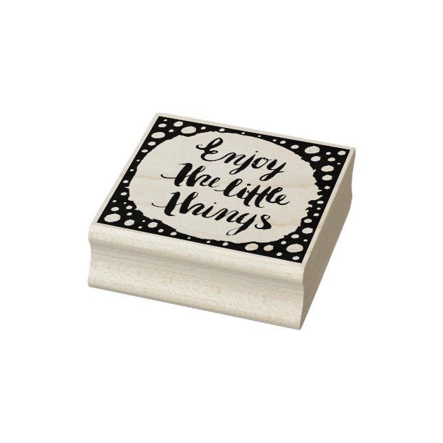 Enjoy The Little Things 3 Rubber Stamp (Stamp)