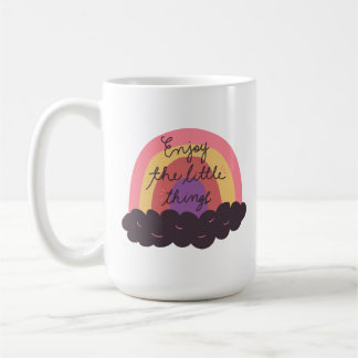 Enjoy the little things coffee mug