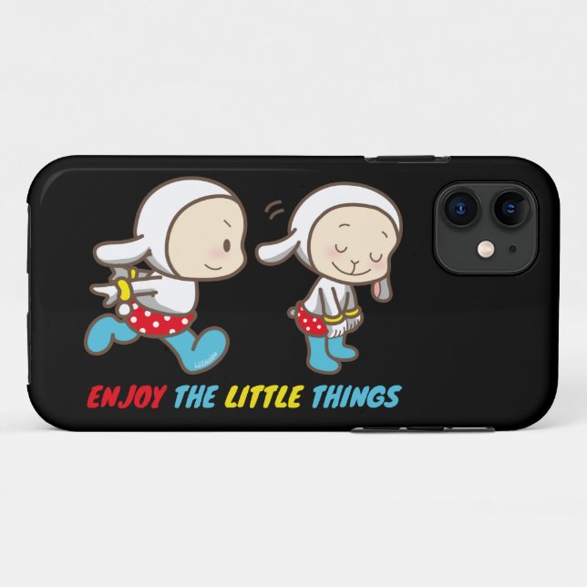 ENJOY THE LITTLE THINGS cute funny motivational    Case-Mate iPhone Case (Back (Horizontal))