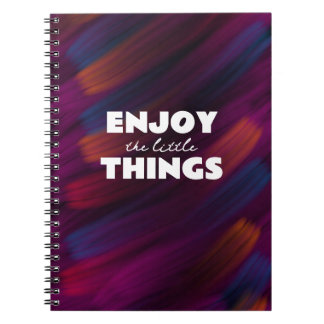 Enjoy the Little Things – Inspirational Notebook