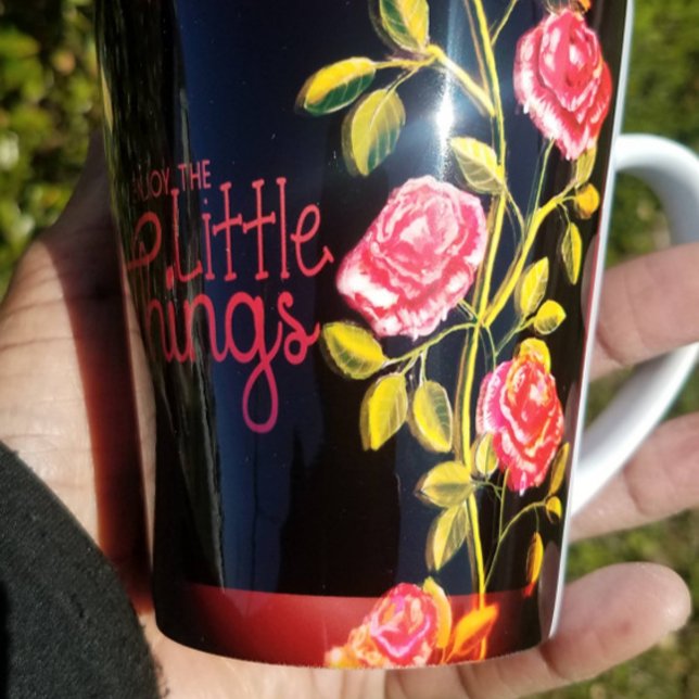 "Enjoy The Little Things" Latte Mug (Creator Uploaded)