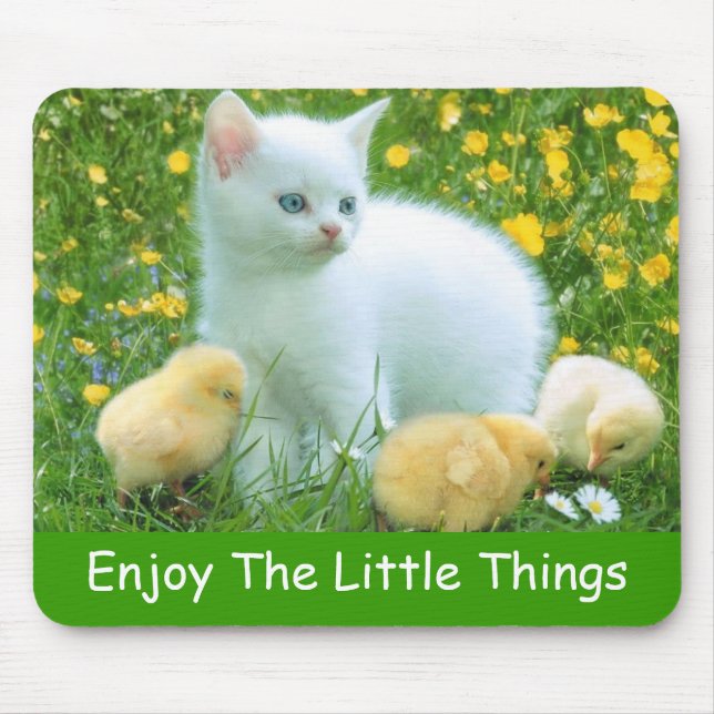 Enjoy The Little Things Mouse Pad (Front)