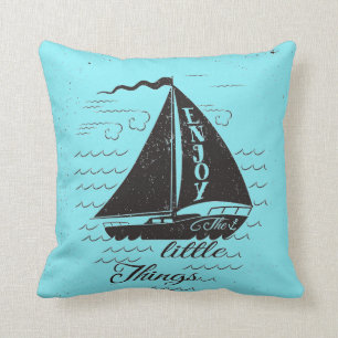 Enjoy The Little Things Poster Cushion