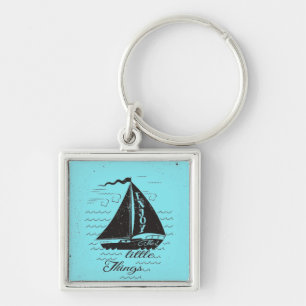 Enjoy The Little Things Poster Key Ring