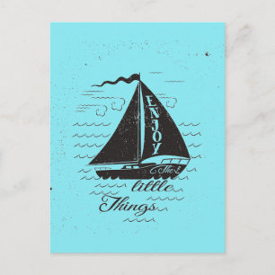 Enjoy The Little Things Poster Postcard