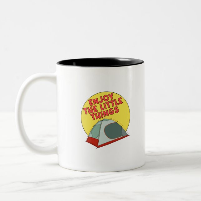 Enjoy The Little Things Two-Tone Coffee Mug (Left)