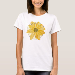 Enjoy the Little Things Watercolor Flower –  T-Shirt