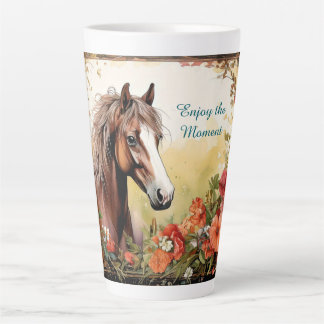Enjoy the Moment Horse  Latte Mug
