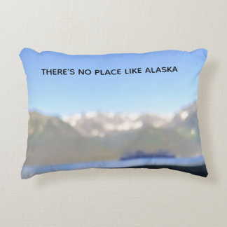 Enjoy the mountains with our Alaska Themed Pillow 
