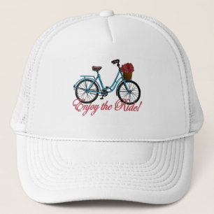 Enjoy The Ride Cute Bicycle Trucker Hat