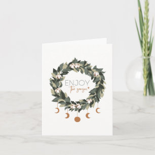 Enjoy The Season Christmas Holiday Card