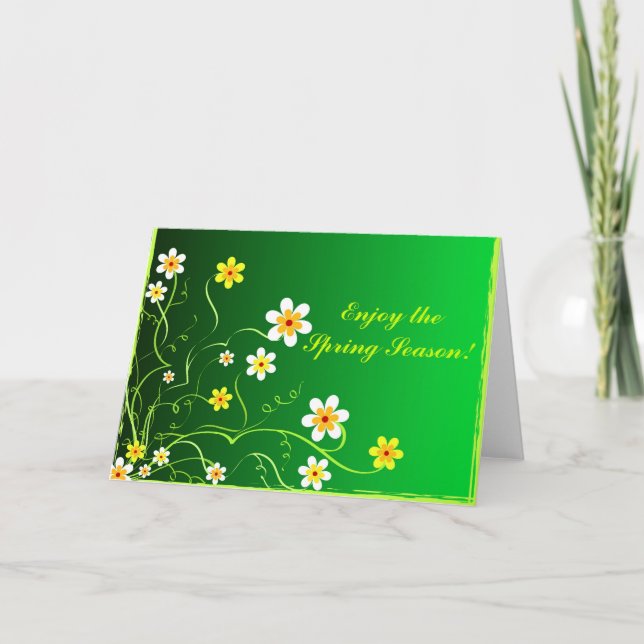 Enjoy the Spring Season! - Card (Front)