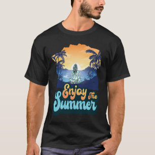 Enjoy The Summer Vibes Vacation Humorous Saying T-Shirt