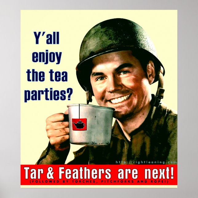 Enjoy the Tea Party? Poster (Front)