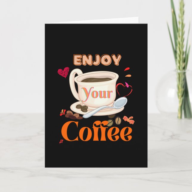 Enjoy your coffee card (Front)