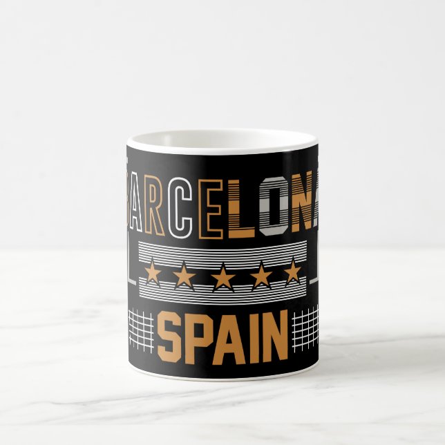Enjoy Your Coffee with a Barcelona Mug (Center)