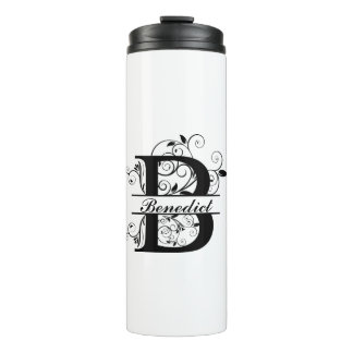 Enjoy your coffee with your personalised Monogram Thermal Tumbler