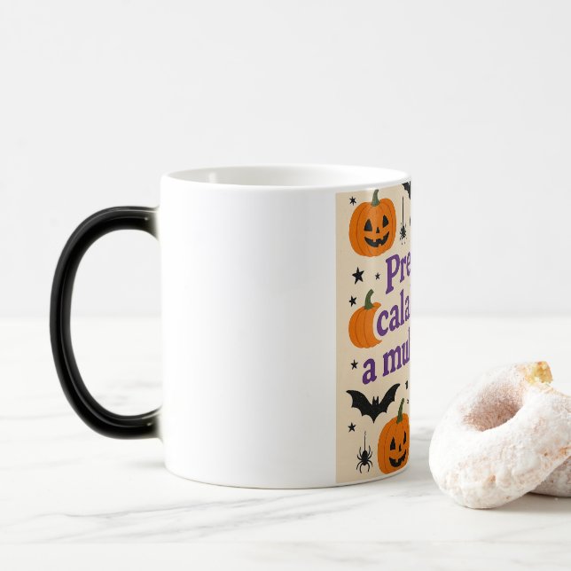 Enjoy your favorite drink with a magical touch magic mug (With Donut)