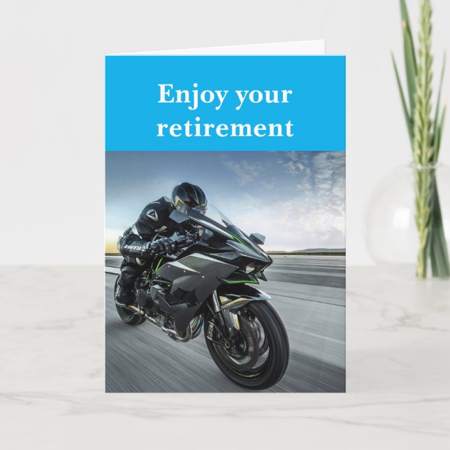 Enjoy your retirement. card (Front)