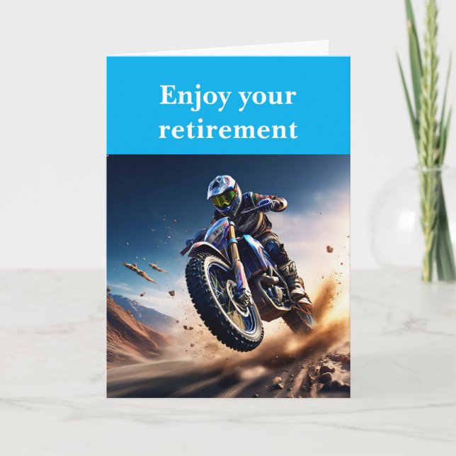 Enjoy your retirement. card (Front)
