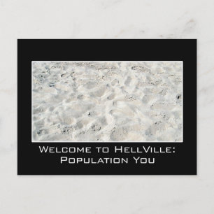 Enjoy your trip to Hell Postcard