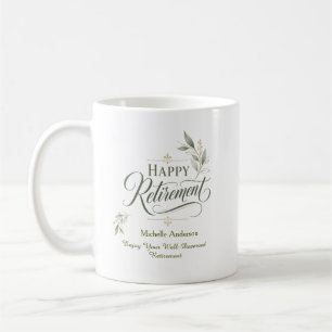 Enjoy Your Well-Deserved Retirement Personalised Coffee Mug
