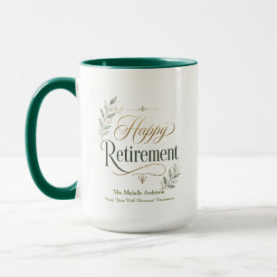 Enjoy Your Well-Deserved Retirement Personalised Mug