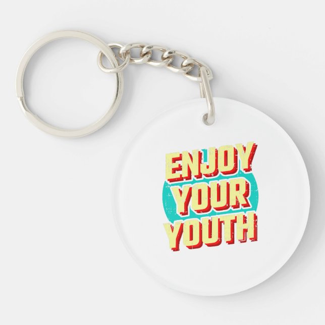 Enjoy your youth classic key ring (Front)