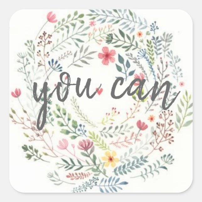 enjoyable, inspirational sticker (Front)