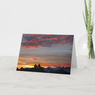 Enjoying a Camp 17 Sunset Notecard - blank inside