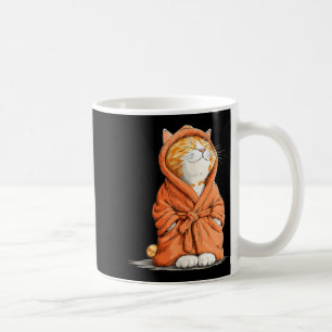 Enjoying Bathrobe Time Costume for Cats Lovers Coffee Mug