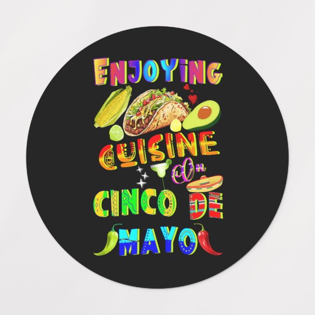 Enjoying Cuisine On Cinco de Mayo (Design 5)