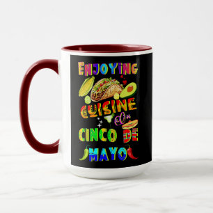 Enjoying Cuisine On Cinco de Mayo Mug