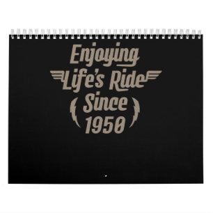 Enjoying Life’s Ride Gift For Motorcycle Lovers Calendar