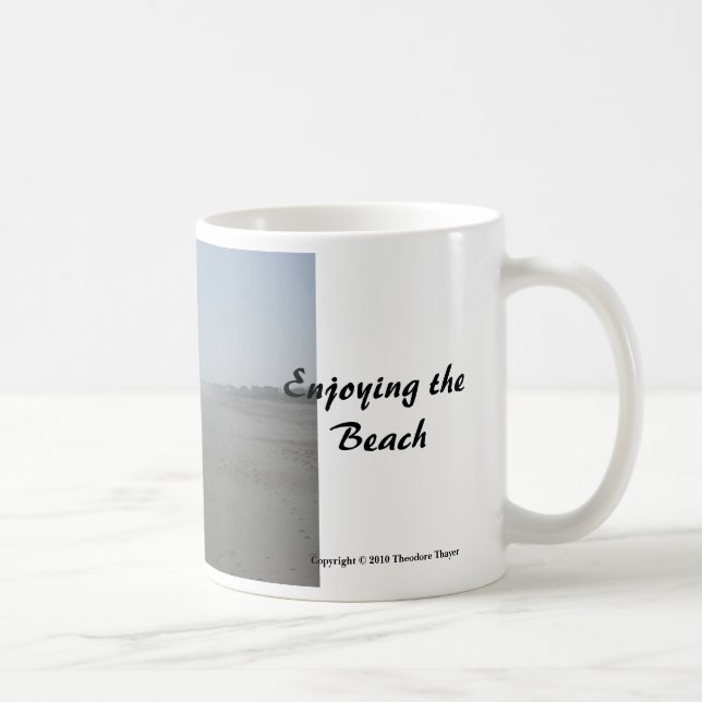 "Enjoying the Beach" mug (Right)