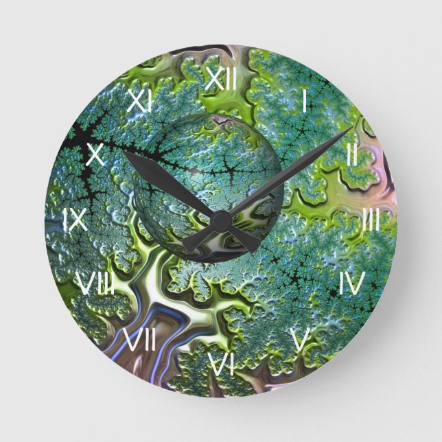 Enjoying the Journey Round Clock (Front)